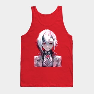 Special Red Version Arlecchino Fatui Harbinger The Knave Genshin Impact Tee Tank Top